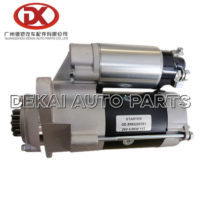 8982220181 8983410980 Starter ISUZU NPR NKR 4HF1 8 ISUZU Electrical Partss 24V 4.0kw 98222018 1